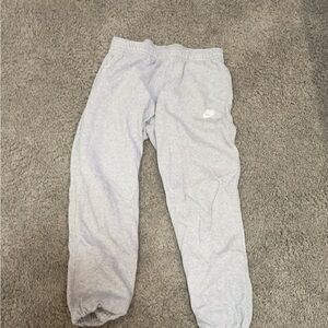 grey nike sweat pants
